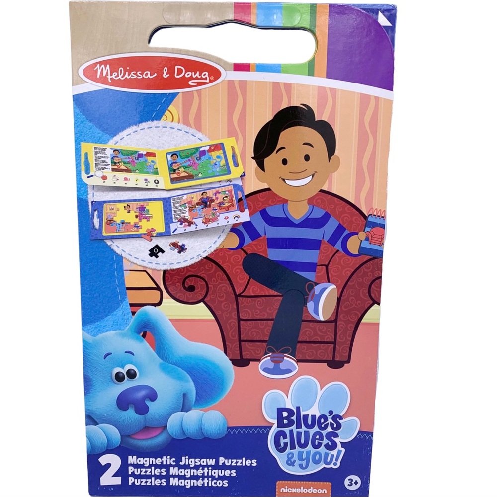 Melissa & Doug 2puzzles Blues Clues & You magnetic jigsaw puzzles 2 sets